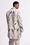 Balance By Rohit Bal_Ivory Linen Designer Jacket _at_Aza_Fashions