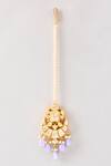Shop_Karisa Designs_White Ashi Maangtikka  _at_Aza_Fashions