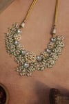 Shop_Paisley Pop_Mint Kundan Necklace _Online_at_Aza_Fashions