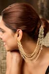 Buy_Paisley Pop_Mint Stones Kundan Earrings _Online_at_Aza_Fashions