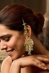 Buy_Paisley Pop_Turquoise Kundan Earrings _Online_at_Aza_Fashions