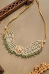 Shop_Paisley Pop_Mint Kundan Choker Necklace _Online_at_Aza_Fashions