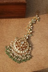 Paisley Pop_Mint Kundan Maangtikka _Online_at_Aza_Fashions