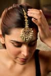 Buy_Paisley Pop_Mint Kundan Maangtikka _Online_at_Aza_Fashions