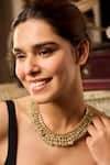 Buy_Paisley Pop_Mint Kundan Necklace _at_Aza_Fashions
