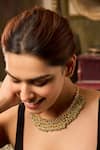 Paisley Pop_Mint Kundan Necklace _Online_at_Aza_Fashions