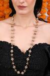 Buy_Queens Jewels_Gold Plated Timeless Single-line Necklace 