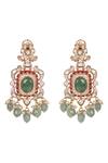 Queens Jewels_Multi Color Stones, Beads Noor Kundan Choker Set With _at_Aza_Fashions