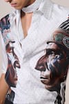 Shop_S&N By Shantnu Nikhil_Off White Silk, Twill Embroidery Print Shirt _Online_at_Aza_Fashions