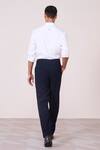 Shop_S&N By Shantnu Nikhil_Off White Rayon, Spandex Nehru-collar Designer Shirt _at_Aza_Fashions