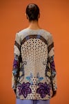 Shop_Taali_Multi Color Net, Silk Beads, Sequins Open Neck, Hand Embellished Jacket Set _Online_at_Aza_Fashions