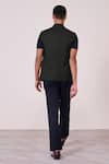 Shop_S&N By Shantnu Nikhil_Olive Green Rayon, Spandex, Tencel Machine Embroidered Waistcoat _at_Aza_Fashions