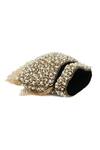 Shop_The Tan Clan_Black Pearls, Zari Rimsha Potli Bag With Tassels _Online_at_Aza_Fashions