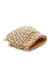 Buy_The Tan Clan_Gold Pearls Rimsha Potli Bag With Tassels _Online_at_Aza_Fashions