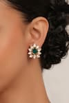 Buy_Smars Jewelry_Gold Plated Zari Kundan Designer Earrings _at_Aza_Fashions