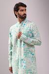 Buy_Spring Break_Blue Cotton Enchanted Print Kurta Set 