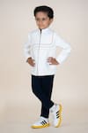 Buy_Little Boys Closet_White Designer Jacket And Pant Set _at_Aza_Fashions