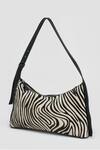 Buy_Perona_Black Zebra Print Designer Handbag _at_Aza_Fashions