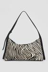 Shop_Perona_Black Zebra Print Designer Handbag _at_Aza_Fashions