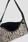 Shop_Perona_Black Zebra Print Designer Handbag _Online_at_Aza_Fashions