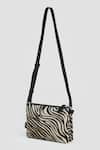 Buy_Perona_Black Zebra Print Handbag _at_Aza_Fashions
