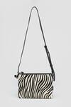 Shop_Perona_Black Zebra Print Handbag _Online_at_Aza_Fashions