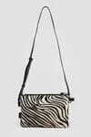 Shop_Perona_Black Zebra Print Handbag _at_Aza_Fashions
