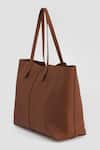 Buy Perona Brown Light Designer Tote Bag Online at Aza Fashions Buy_Perona_Brown Light Designer Tote Bag _Online_at_Aza_Fashions