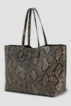 Buy Perona Gray Grey Lamb Snake Print Tote Bag Online at Aza Fashions Buy_Perona_Gray Grey Lamb Snake Print Tote Bag _Online_at_Aza_Fashions