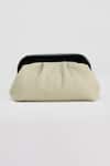 Shop Perona Ivory Designer Clutch Bag at Aza Fashions Shop_Perona_Ivory Designer Clutch Bag _at_Aza_Fashions