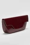 Buy_Perona_Burgundy Bovine Leather Designer Bag _at_Aza_Fashions