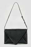 Buy_Perona_Black Lamb Leather Designer Bag _at_Aza_Fashions
