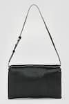 Buy_Perona_Black Lamb Leather Designer Bag _Online_at_Aza_Fashions