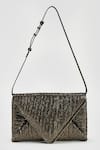 Buy_Perona_Brown Designer Handbag With Adjustable Strap _at_Aza_Fashions
