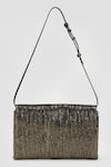 Shop_Perona_Brown Designer Handbag With Adjustable Strap _at_Aza_Fashions