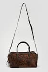Buy_Perona_Brown Leopard Print Designer Handbag _at_Aza_Fashions