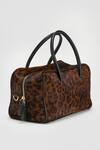 Shop_Perona_Brown Leopard Print Designer Handbag _Online_at_Aza_Fashions