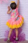 Shop_Label Neeti_Multi Color Satin, Cotton, Muslin Multicolor Abstract Print Tutu Dress _at_Aza_Fashions