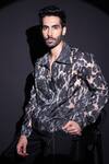 Shop_Label Muslin_Black Tissue Designer Shirt _Online_at_Aza_Fashions