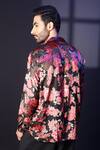 Shop_Label Muslin_Red Floral Print Designer Shirt _at_Aza_Fashions
