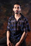 Buy_Label Muslin_Black Designer Crochet Shirt _Online_at_Aza_Fashions