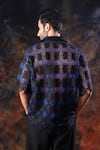 Shop_Label Muslin_Black Designer Crochet Shirt _at_Aza_Fashions