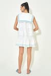 Shop_Qala Clothing_Blue Cotton Light Riviera Sailor Dress _at_Aza_Fashions