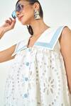 Buy_Qala Clothing_Blue Cotton Light Riviera Sailor Dress _Online_at_Aza_Fashions