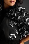 Deepika Arora_Black Cotton Round Neck Designer Embellished Dress _Online_at_Aza_Fashions