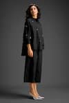 Buy_Deepika Arora_Black Cotton Collared Designer Shirt And Pant Set 