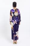 Shop_Pop Sugar_Purple Vegan Silk Floral Print Skirt _at_Aza_Fashions