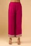 Sheetal Batra_Pink Embroidery Round Neck Hot Choga With Salwar _Online_at_Aza_Fashions