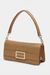 Buy_Ritu Kumar_Brown Designer Leather Handbag _Online_at_Aza_Fashions