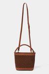 Buy_Ritu Kumar_Brown Designer Weave Handbag _at_Aza_Fashions